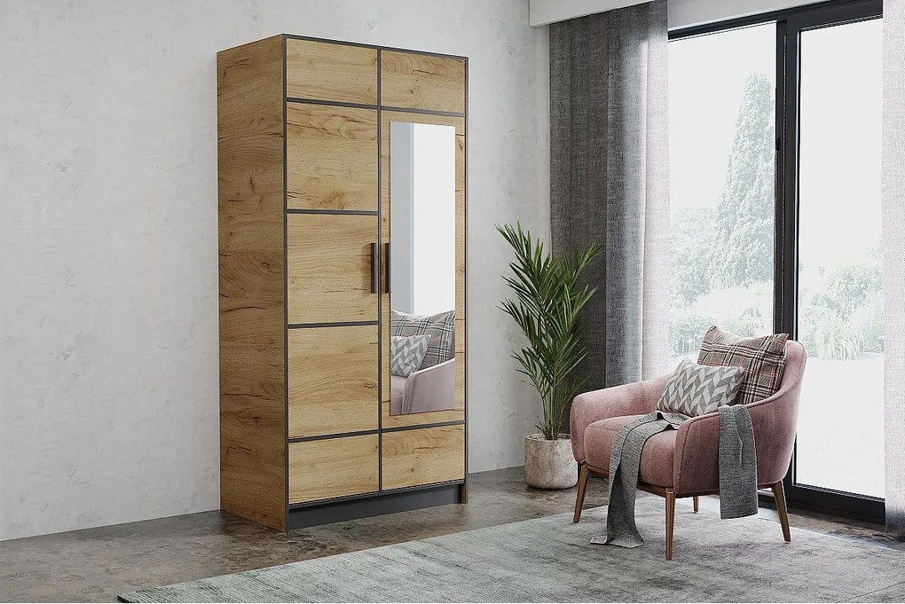 Szafa dwudrzwiowa ROJ 2D Biały