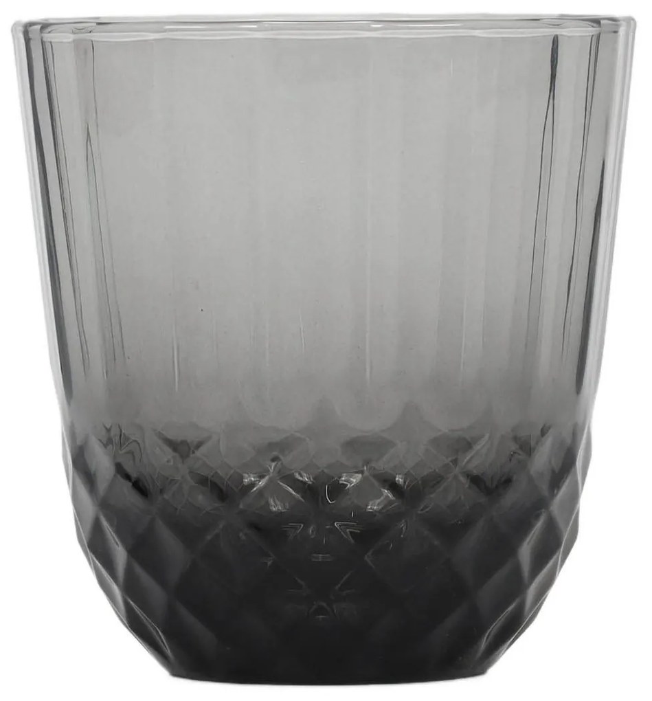 Szklanka z szarego szkła, 345 ml
