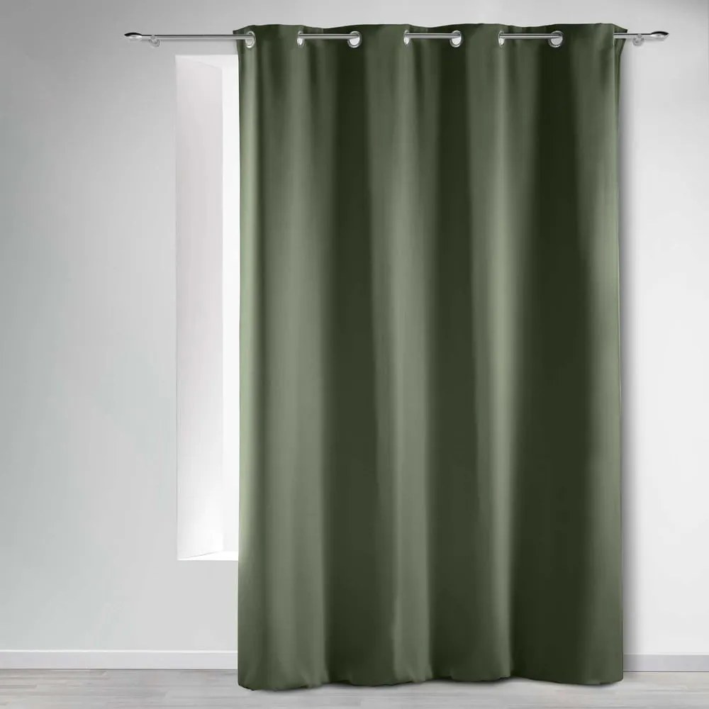 Zasłona zaciemniająca w kolorze khaki 135x280 cm Occult – douceur d'intérieur