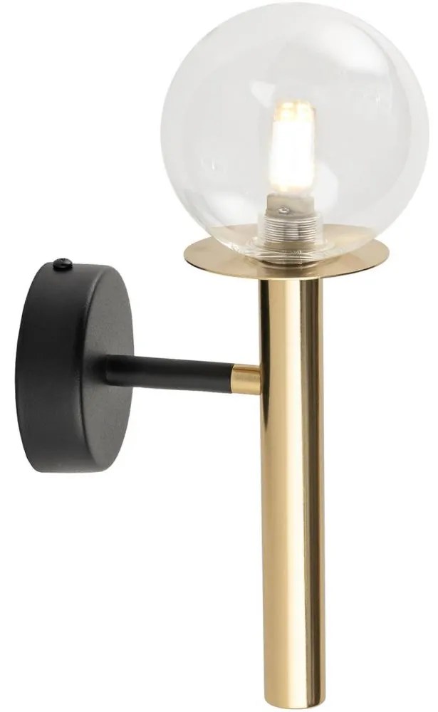 Kinkiet DAISY 1xG9/12W/230V złoty/czarny/przezroczysty