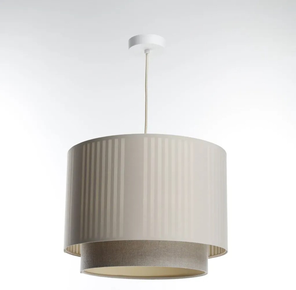 Lampa wisząca DUO LAMI LINE 40 kremowa/beżowa BPS KONCEPT
