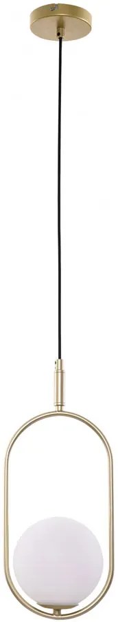 Lampa wisząca w stylu glamour mosiądz - K061 R0-T63