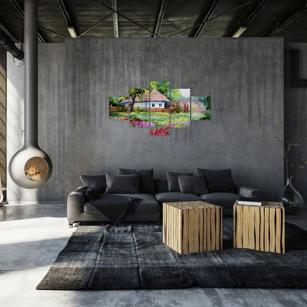 Obraz - Domek (125x70 cm)