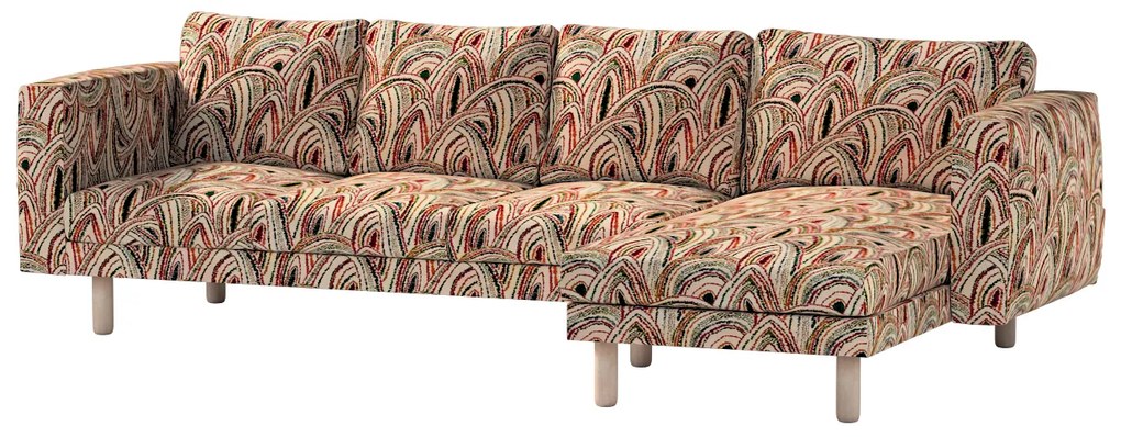 Pokrowiec na sofę Norsborg 4-osobową z szezlongiem