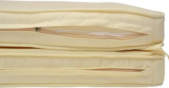 DIVERO drewniany florencki drewniany leżak + poduszka