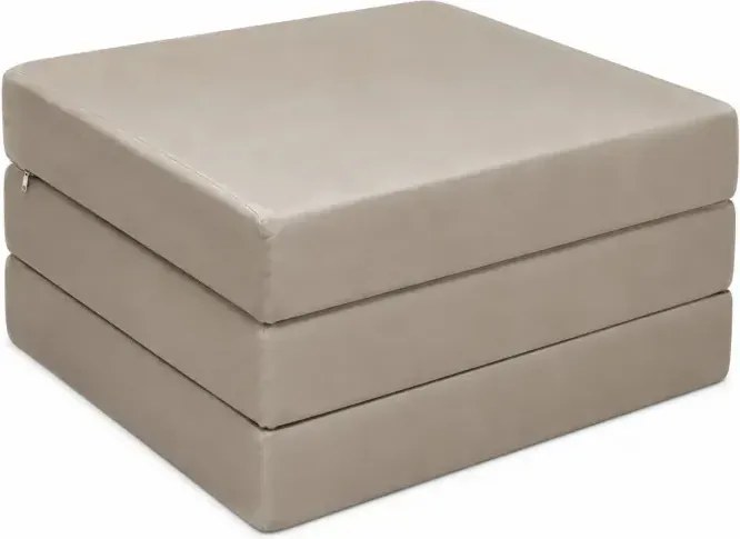 Materac 180/80 + Torba składany turystyczny tkanina Welur : Kolor tkaniny - VELVET - MG09, Rozmiar - 180/80/10, Typ tkaniny - Velvet