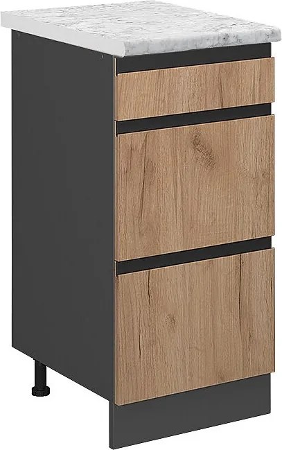 Szafka dolna do kuchni złoty dąb energetyczny 40x60x81.6 r-line