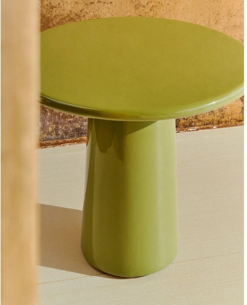 Okrągły stolik ogrodowy betonowy ø 65 cm Albanella – Kave Home