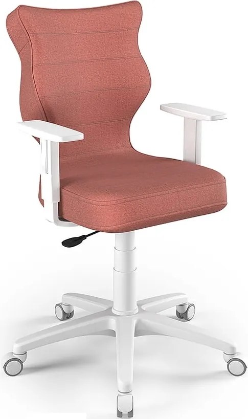 Ergonomiczne krzesło biurowe dla młodzieży Duo White rozmiar 6 (159-188 cm)