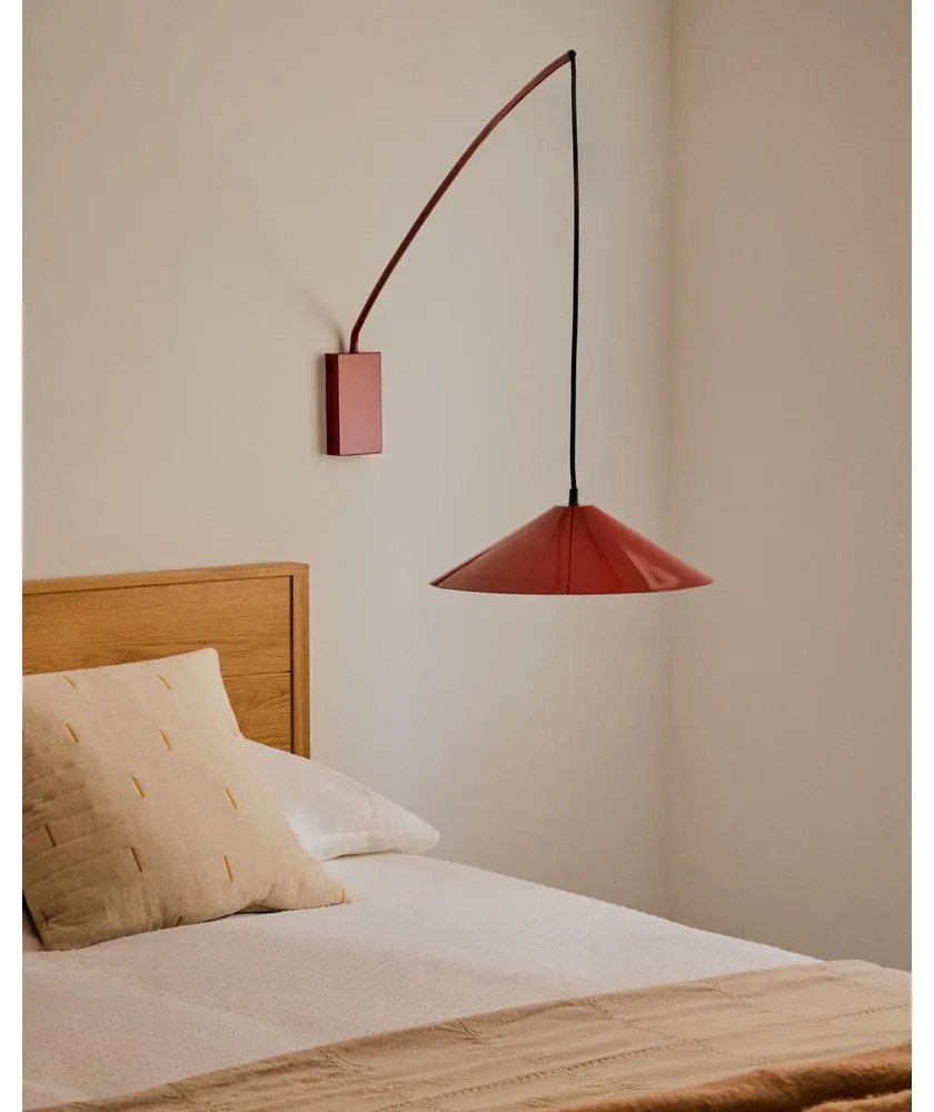 Czerwony kinkiet ø 35 cm Kally – Kave Home