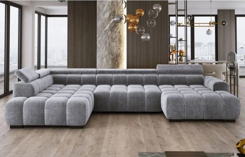 Narożnik BULL XL Lewostronny z elektryczną funkcją regulacji tkanina Eden 18 WERSAL