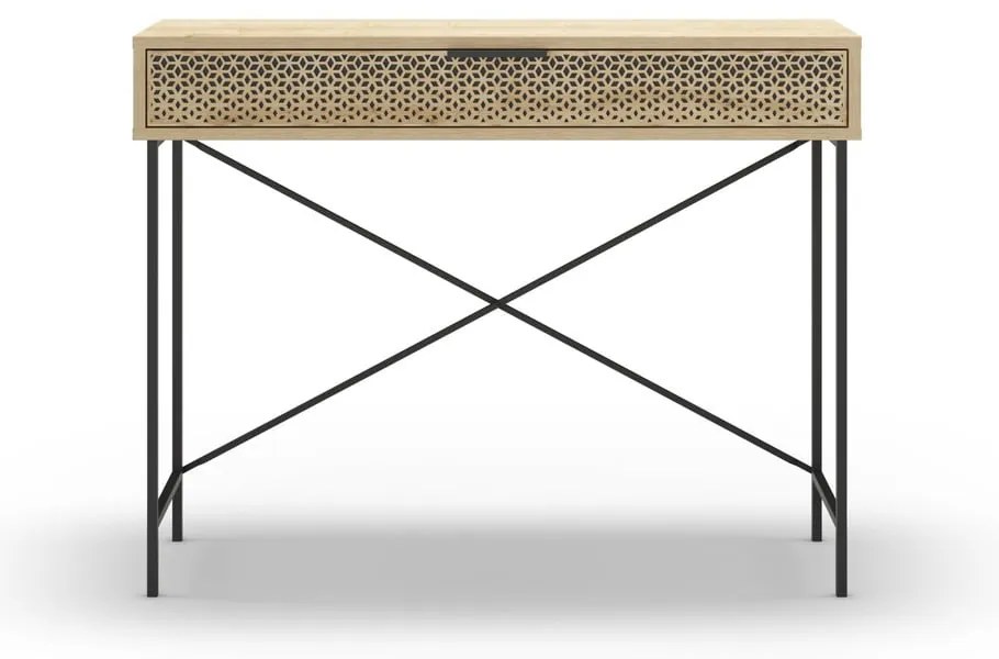 Konsola w dekorze dębu 35.5x110 cm Ecrin – Marckeric
