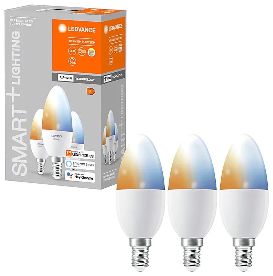 ZESTAW 3× LED Żarówka ściemnialna SMART+ E14/5W/230V 2700K-6500K - Ledvance