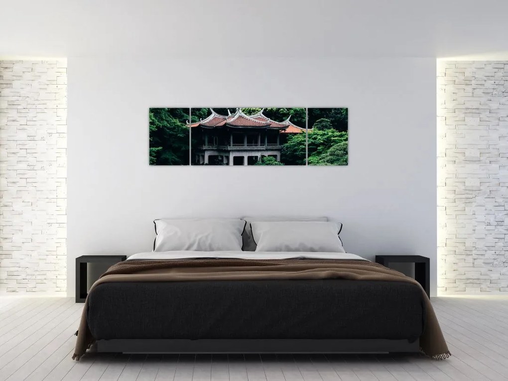 Obraz z japońskiego ogrodu narodowego (170x50 cm)