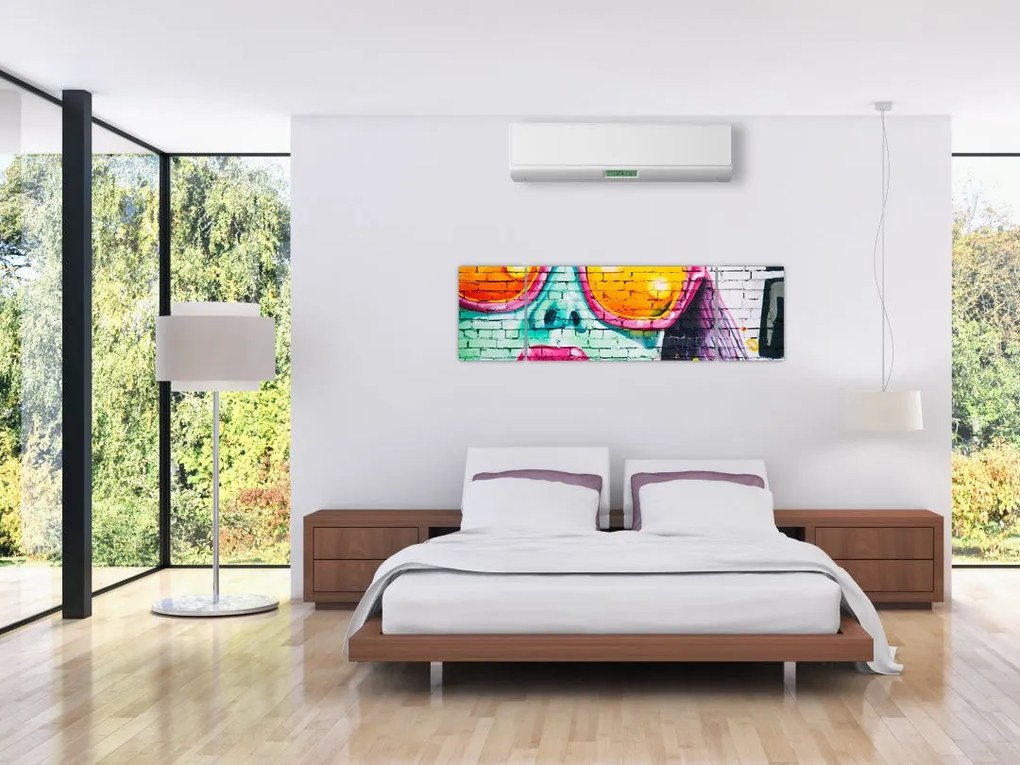 Obraz - Graffiti (170x50 cm)
