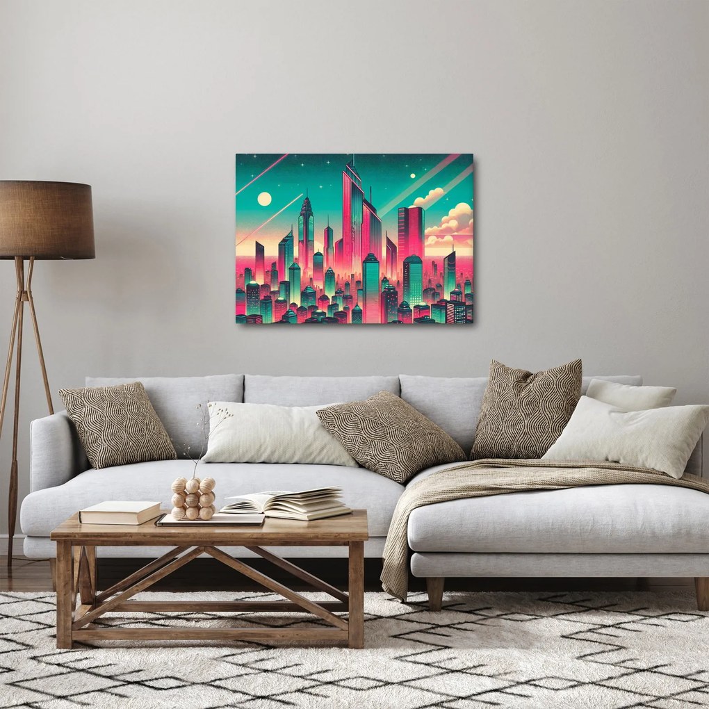 Obraz – Metropolia w stylu pop-art (70x50 cm)