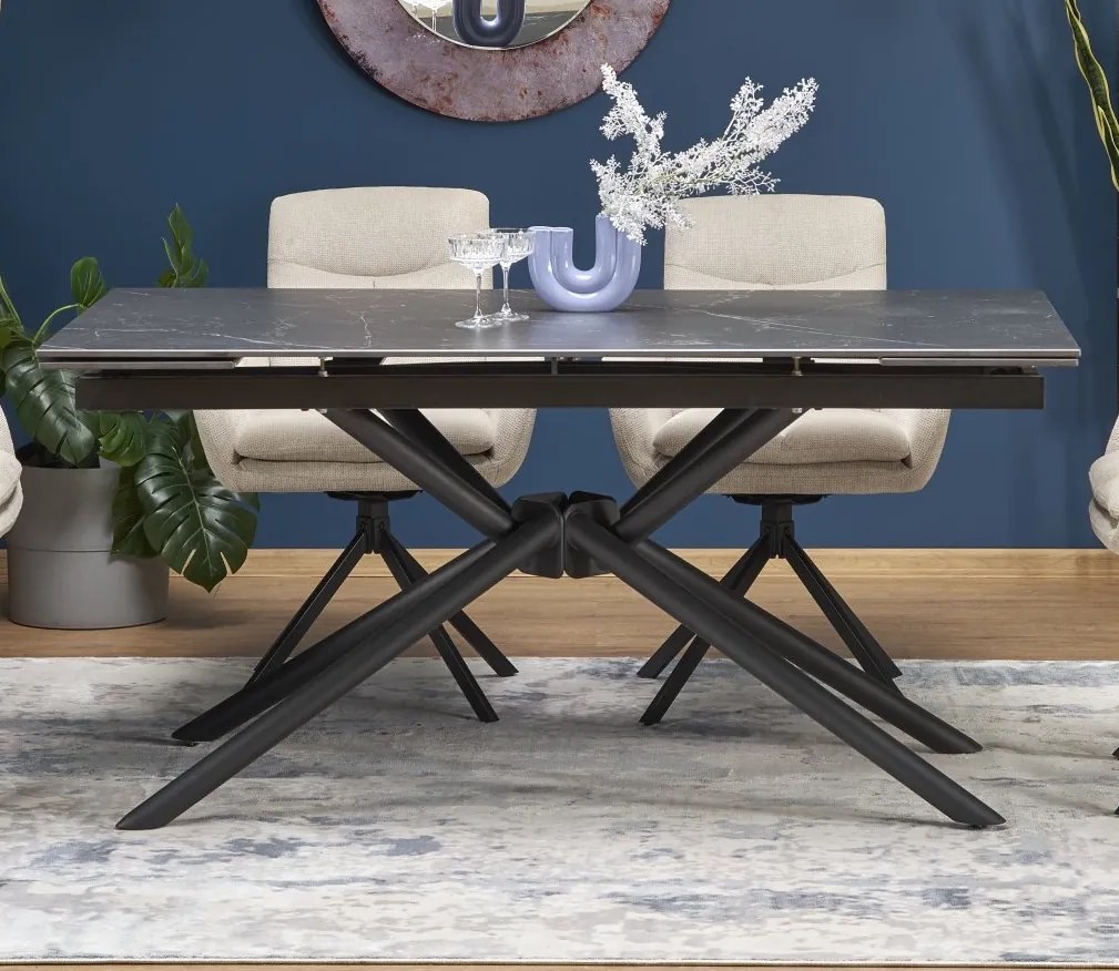 Rozkładany stół z blatem ze spieku Vitorino Halmar