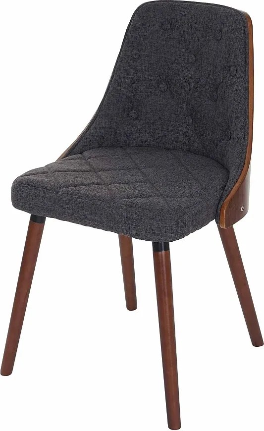 Krzesło do jadalni MCW-A75,  tkanina/tekstylia szary