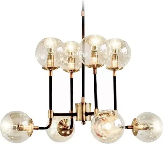 Lampa sufitowa ze szklanymi kloszami