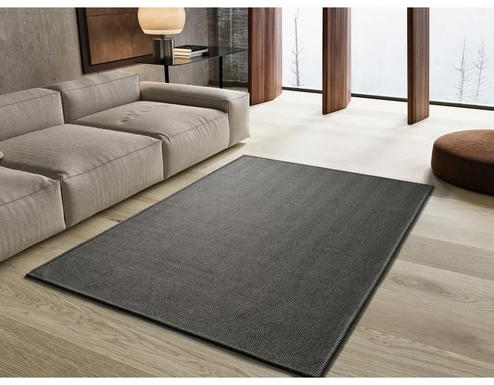 Antracytowy dywan 120x170 cm Espiga – Universal