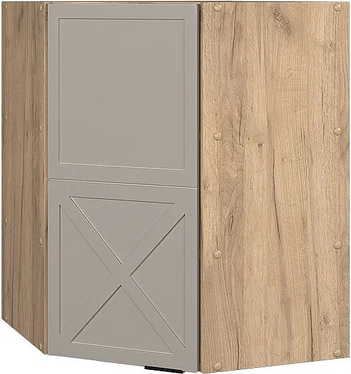 Szafka wisząca narożna greybeige 57x34.1x72 fame-line