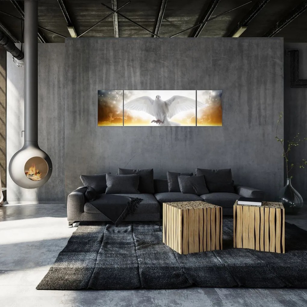 Obraz gołębicy (170x50 cm)
