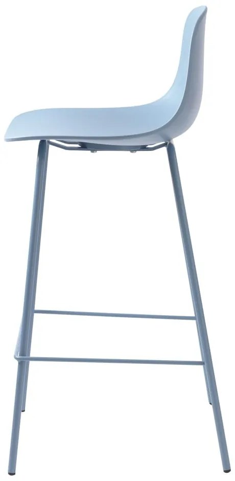 Jasnoniebieski plastikowy hoker 92,5 cm Whitby – Unique Furniture