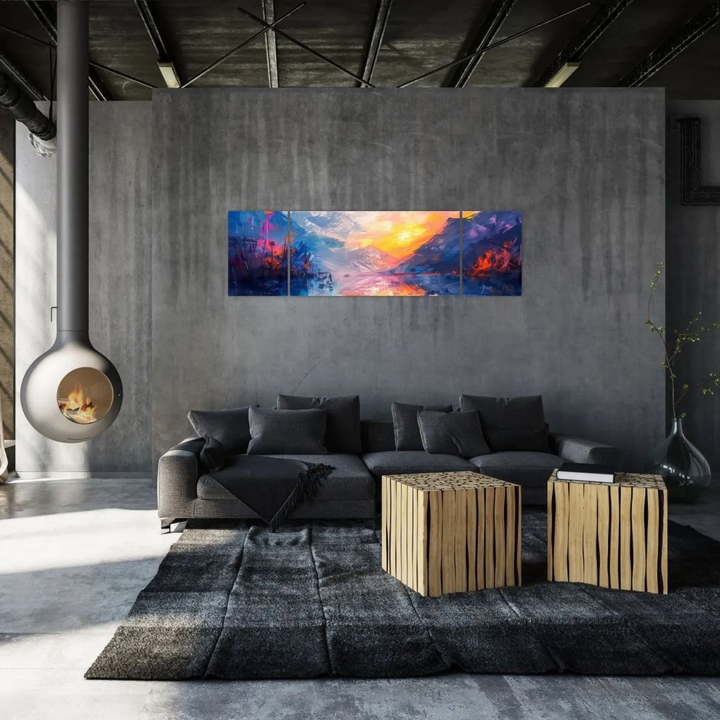 Obraz - Malarstwo krajobrazowe (170x50 cm)