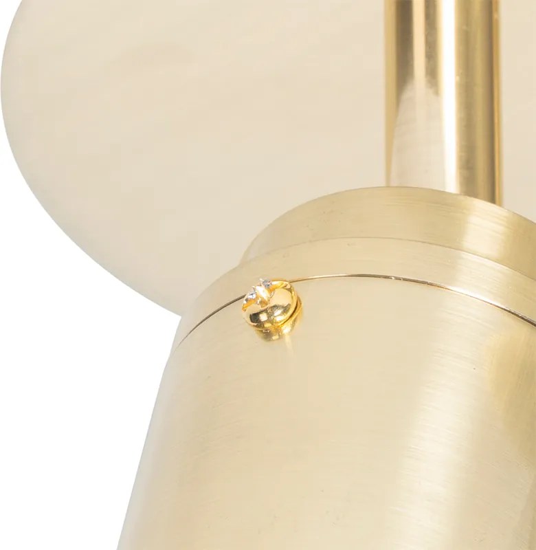 Nowoczesny reflektor łazienkowy mosiądz 2-światła IP44 - Ducha