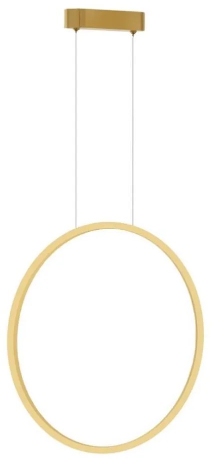 Lampa LED SATURNO LED/28W/230V pr. 50 cm IP44 złota, na lince