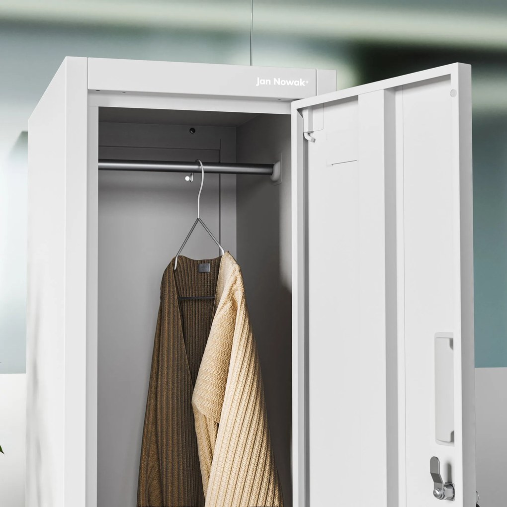 Szafka socjalna ubraniowa BHP szara: IGOR 1 Plus