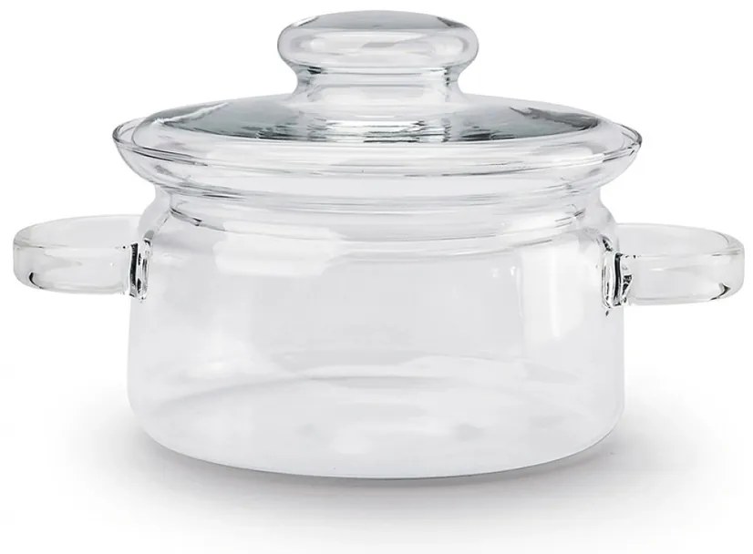 Simax 6063 szklany garnek z pokrywką Nyko 1,5 l