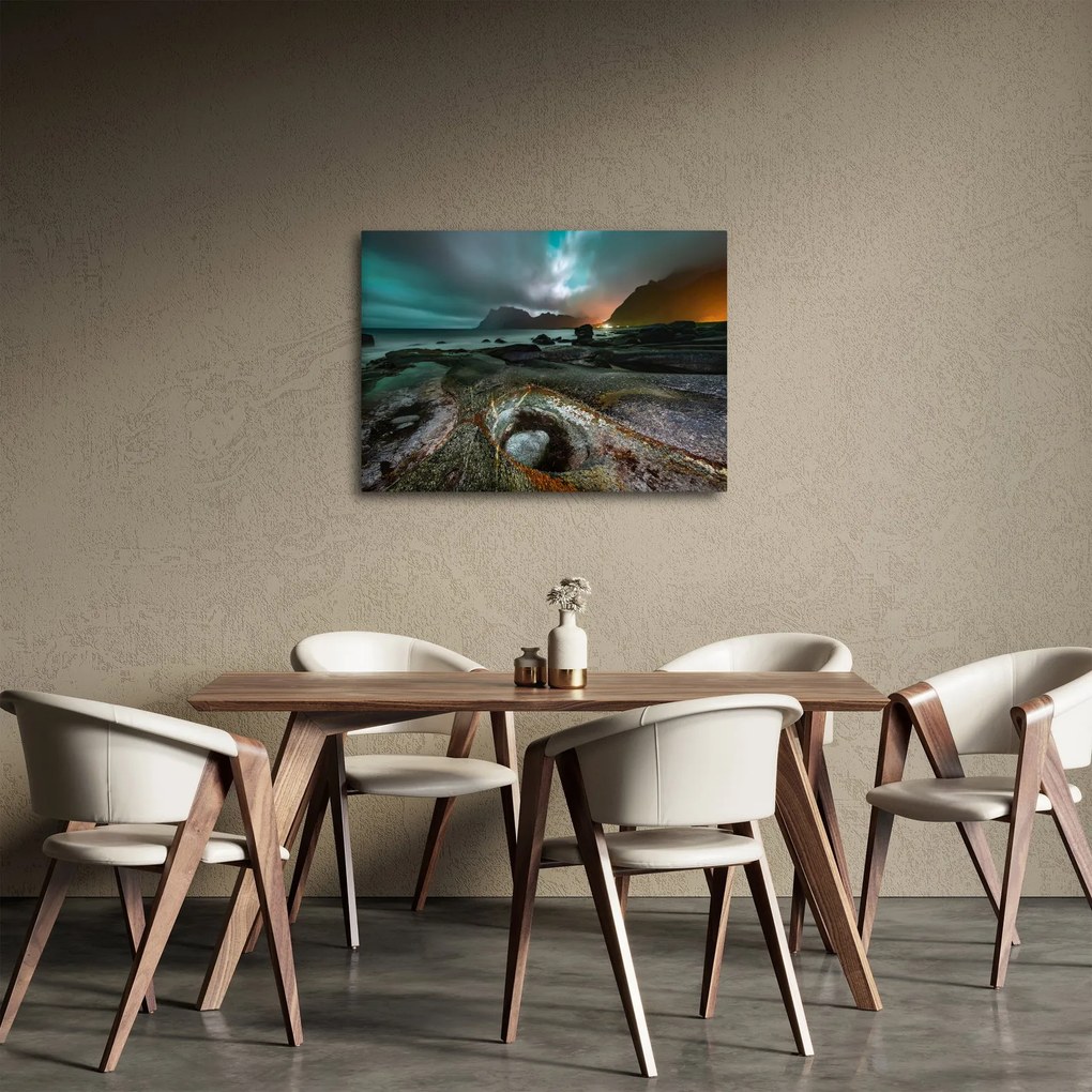 Obraz - Scena nocna (70x50 cm)