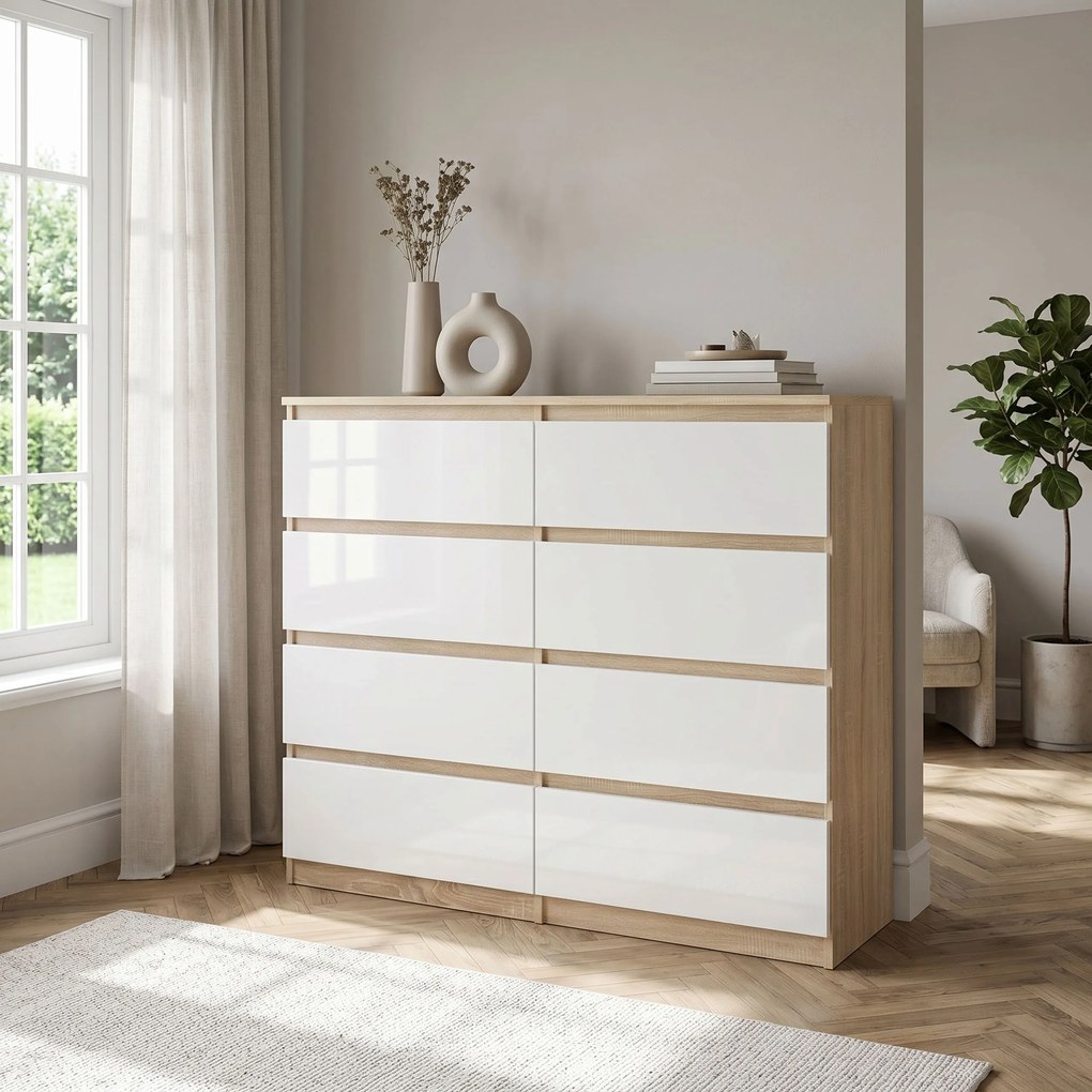 Komoda NUDO 120 cm do Salonu Sypialni Dąb sonoma