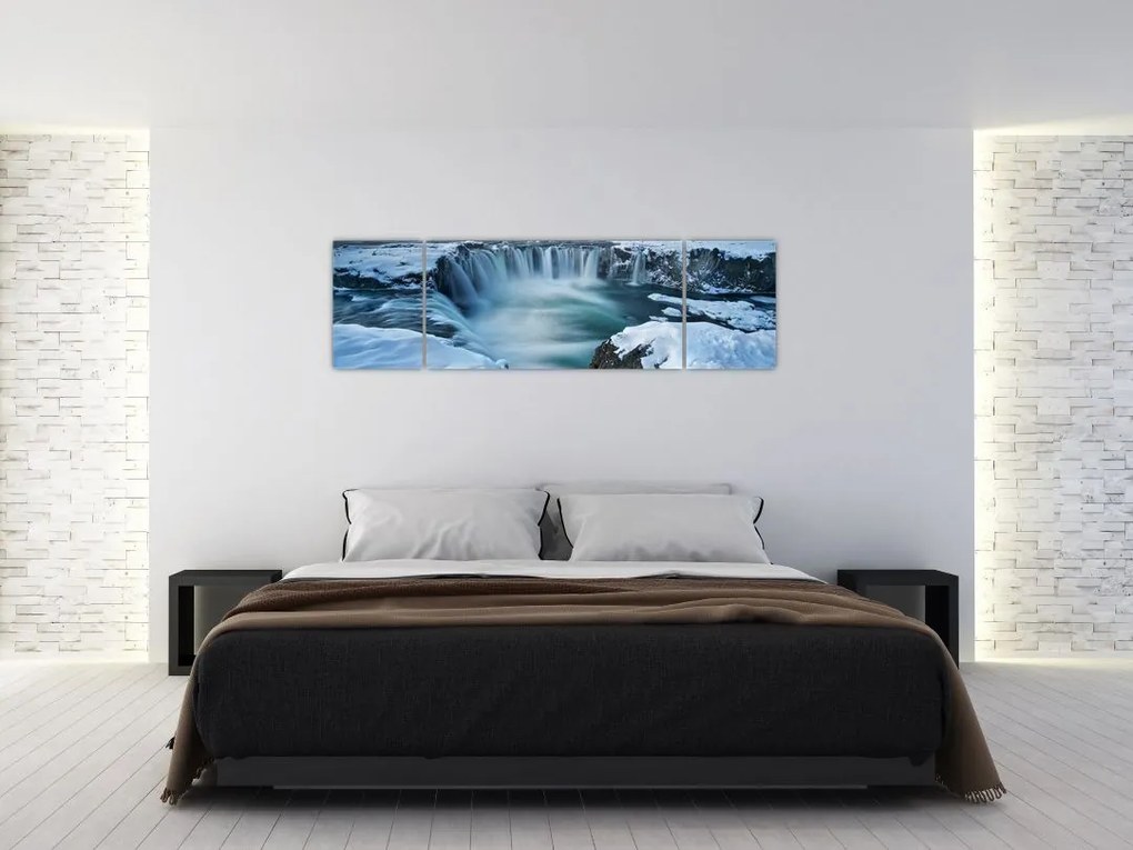 Obraz - Wodospad Bogów, Islandia (170x50 cm)
