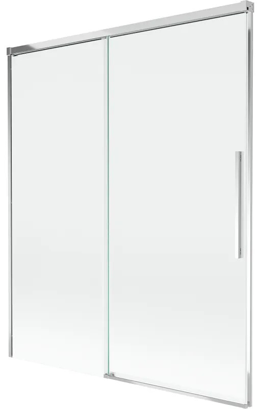 Mexen Rox parawan nawannowy 2-skrzydłowy rozsuwany 140 x 150 cm, transparent, chrom - 8C9-140-001-01-00