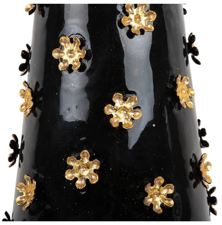 Metalowy okrągły stolik ø 50 cm Golden Flowers – Leitmotiv