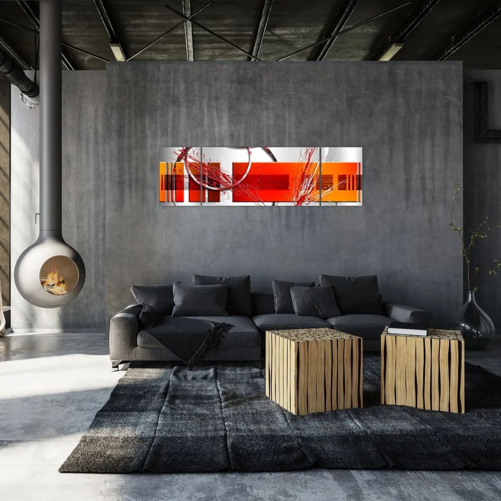 Abstrakcyjny obraz (170x50 cm)