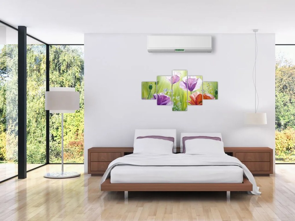 Obraz - Maki (125x70 cm)