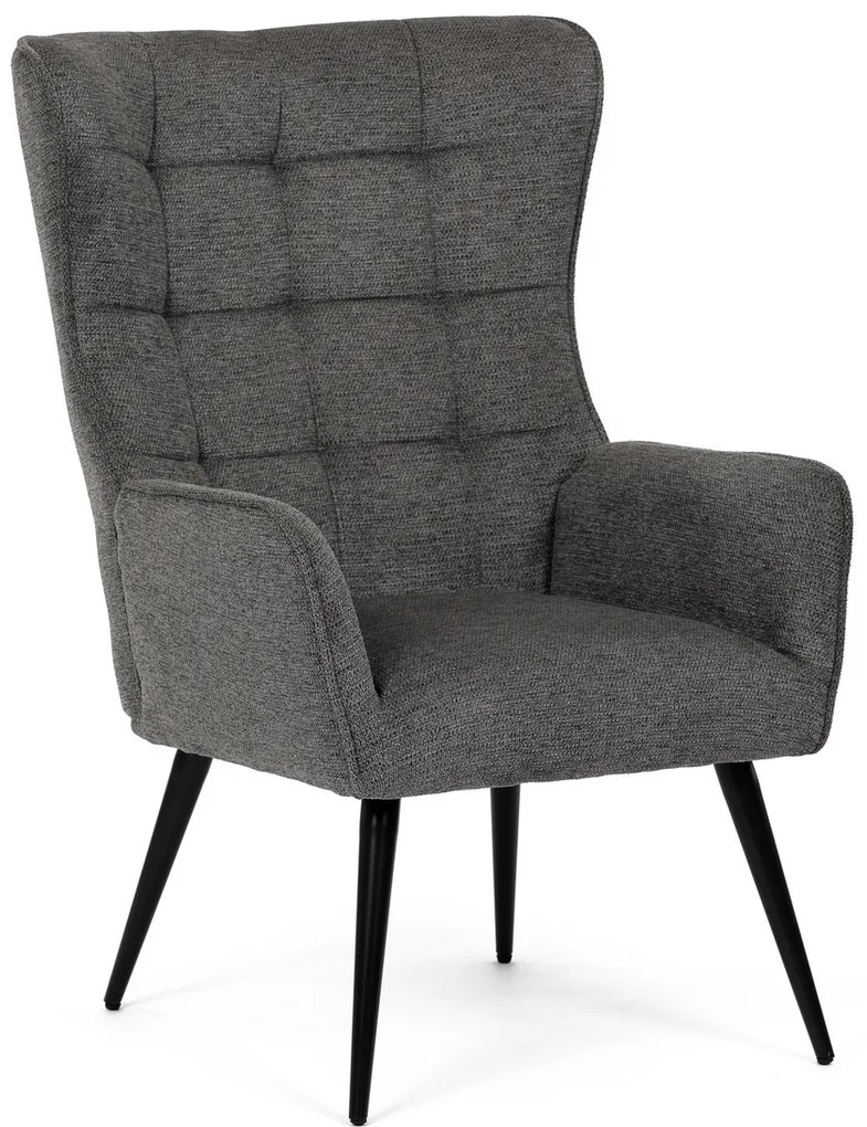 Fotel relaksacyjny 315 GREY2, ciemnoszary