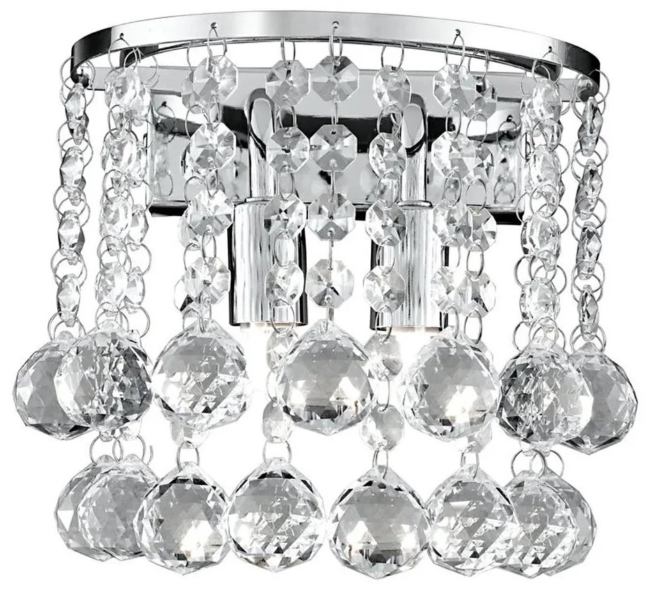 Searchlight - Kinkiet kryształowy HANNA 2xG9/33W/230V