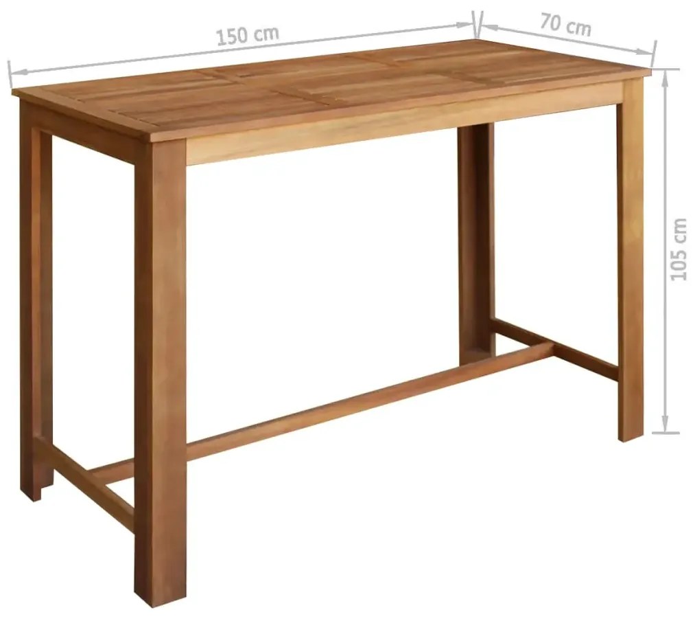 Stolik barowy drewniany D0-W04