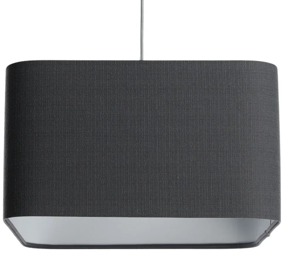 Lampa wisząca KWADRO LEN 006-40w20 grafitowa/szara BPS KONCEPT