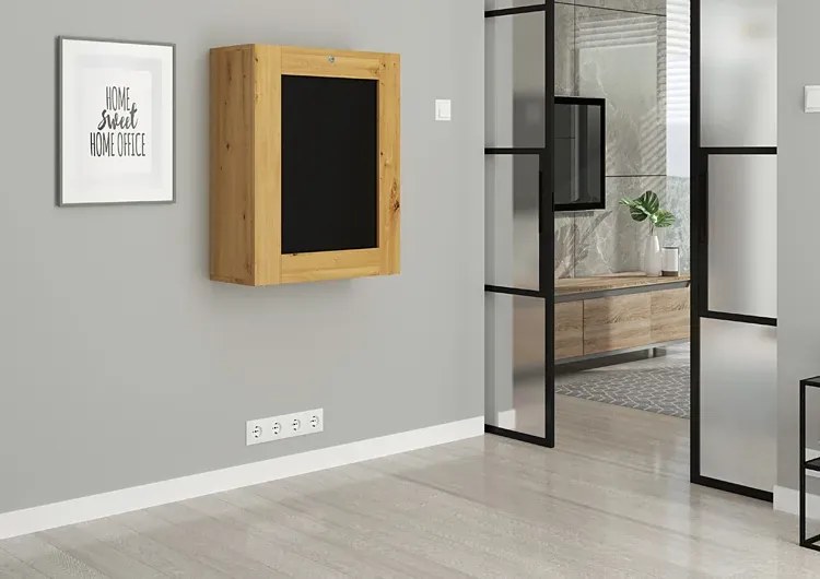 Składane biurko dziecięce dąb artisan W6-E92