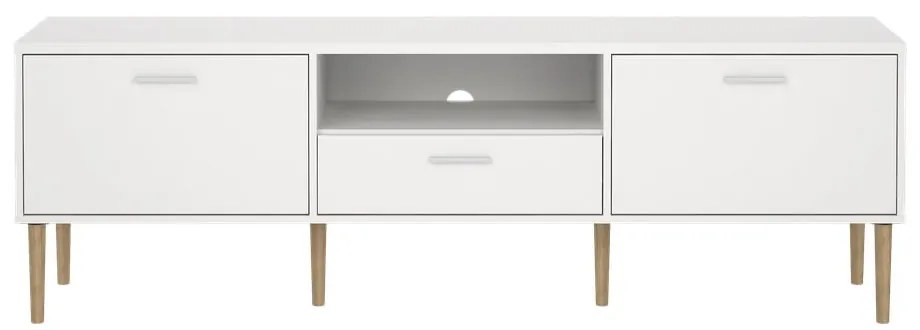 Biała szafka pod TV 177x57 cm Media – Tvilum