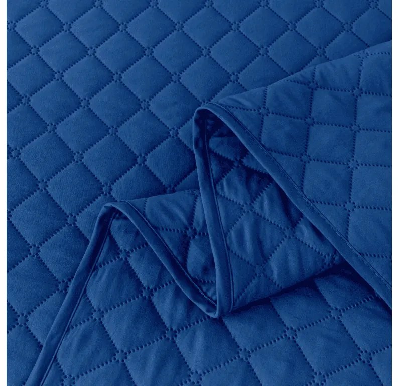 Narzuta na łóżko LANTA, ciemnoniebieska Rozmiar: 220 x 240 cm