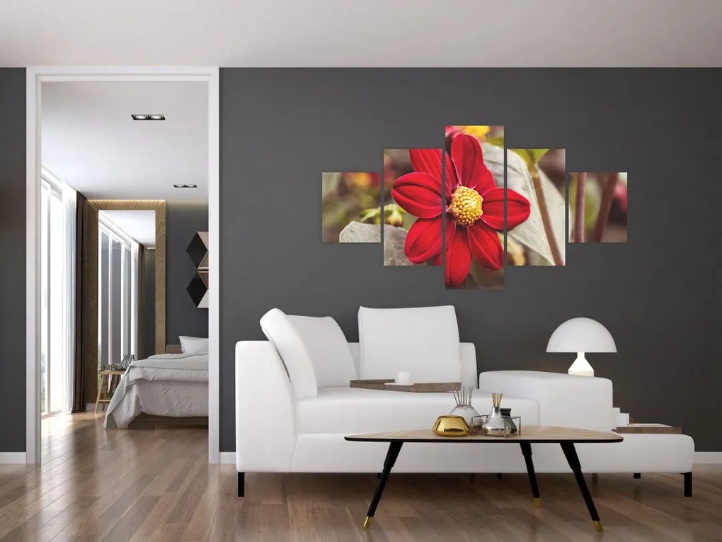 Obraz kwiatu (125x70 cm)