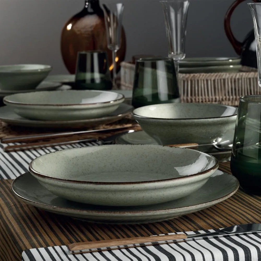 Porcelanowy zestaw talerzy 24 szt. dla 6 osób Pearl – Kütahya Porselen