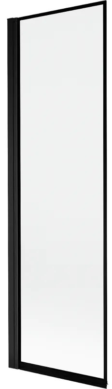 Mexen Mist parawan nawannowy 1-skrzydłowy lewy 60 x 150 cm, czarna ramka, czarny - 8A9-060-001-70-70-L