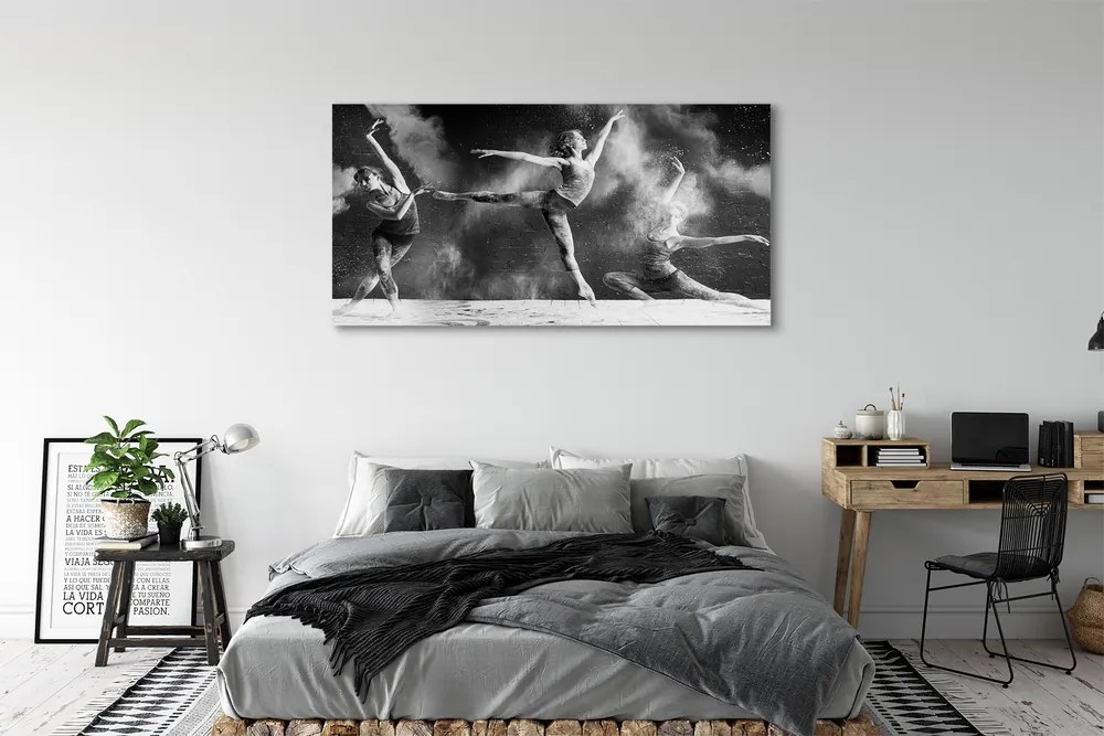 Obraz na płótnie Baletnice w Tęczy Dymu